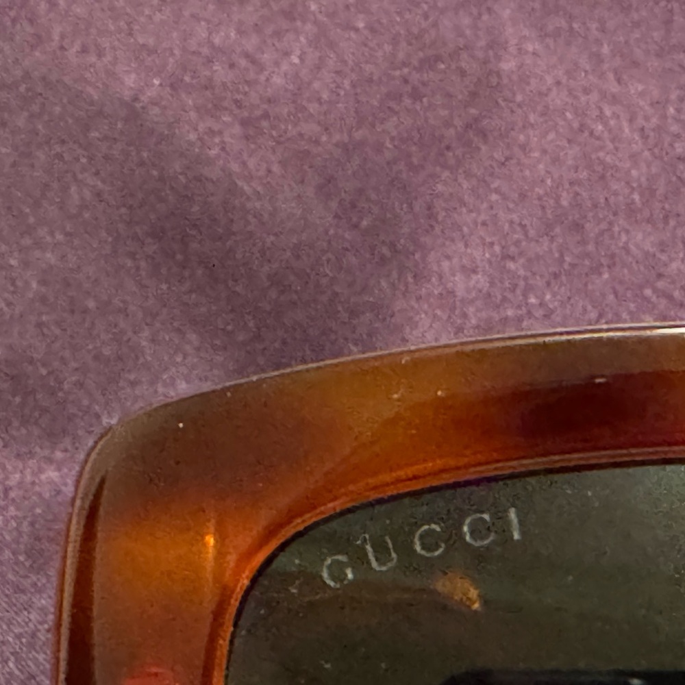 Gucci Oversized Square Sunglasses Havana GG0141S 002 - Picture 9 of 9